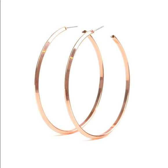 paparazzi Jewelry - 💛5/$20💛 COPPER GOLD BAR HOOPS